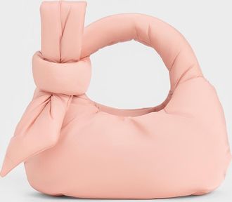 Charles & Keith Delilah Nylon Bow Puffy Bag