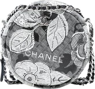 Chanel Pre-owned Mini Crossbody Bag - Dames - Vintage Mini Tas - Grijs - ONE Size - Leer - Vintage