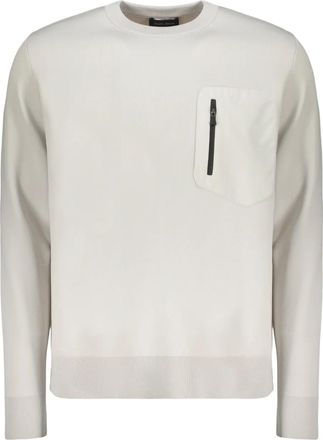 Herno Felpa con zip e tasca - Toni neutri