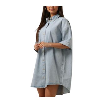 Drykorn Dames, Jurken, Blauw, Maat: XL