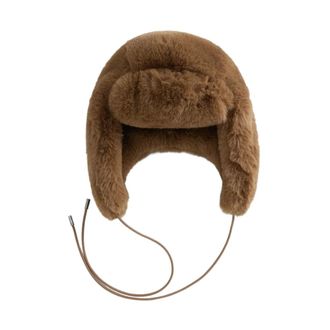 Woolrich Gorro de piel sint&eacute;tica Arctic - Accessories - Mujer - Marr&oacute;n - S