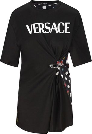 Versace Versace X Dua Lipa Butterfly Print T Shirt