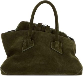 The Attico Olive La Passeggiata Mini Satchel