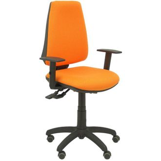 Piqueras y Crespo Silla Elche S Bali Naranja Brazos Regulables Ruedas De Parqu&eacute;
