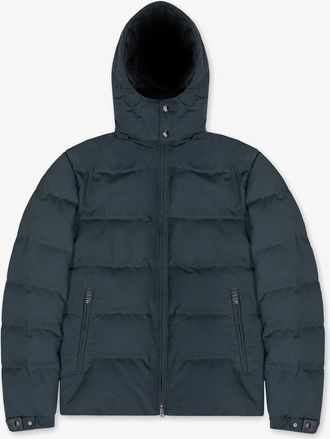 Larusmiani Wool Quilted Down Jacket Everest Down Jacket