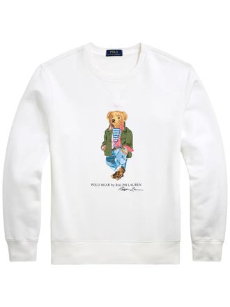 Polo Ralph Lauren bear-motif sweatshirt - men - Polyester/Cotton - L - White