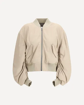 Rick Owens Secchia Flight Bomber in lamb leather Female 38