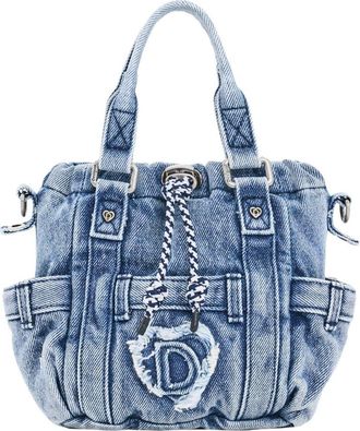 Desigual Mini Denim Crossbody Bag in Light Blue at Nordstrom
