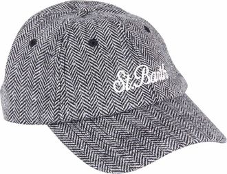 MC2 Saint Barth Baseball Wool - Dames - Petten - Grijs - ONE Size - Wol - Accessoires