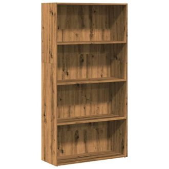 vidaXL Libreria Rovere Artigianale 80x30x152 cm in Legno Multistrato vidaXL