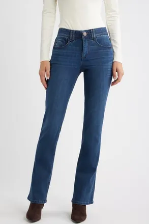 Wit & Wisdom Brittany Baby Bootcut Jeans in Blue at Nordstrom, Size 12