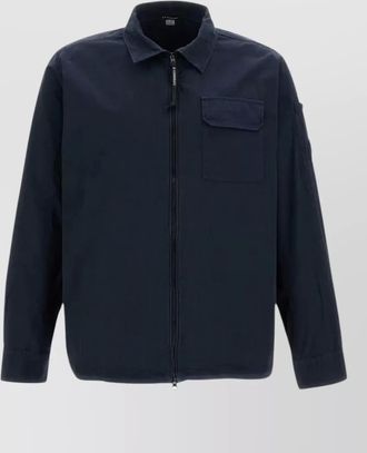 C.P. Company short jacket buttoned cuffs front pocket