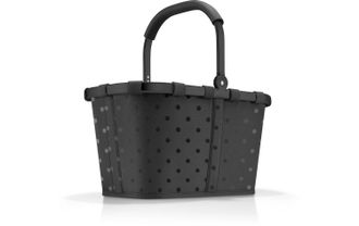 Reisenthel Einkaufskorb REISENTHEL Carrybag, Damen, schwarz (schwarz glanz), Polyester, Einkaufsk&ouml;rbe Einkaufskorb, Aus recyceltem Material