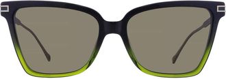 Ferragamo Green Butterfly Ladies Sunglasses SF2036S 316 56