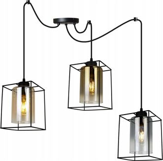 OEM L&aacute;mpara Colgante Moderna Y Elegante Con Pantalla De Cristal