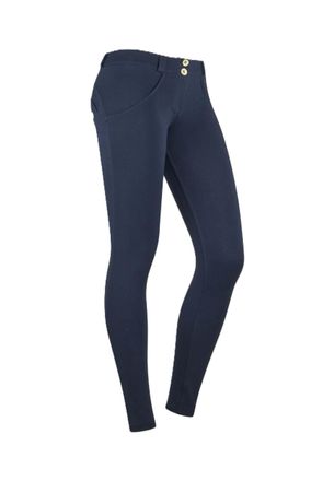 Freddy Leggings FREDDY Leggings WRUP2LC001ORG, Damen, Gr. XL, EURO, blau (schwarz sapphire), Obermaterial: 81% Baumwolle CO. 19% Elasthan EL., Hosen Leggings