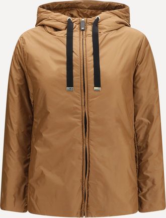 Max Mara Giacca imbottita con Cappuccio in tela antigoccia Woman 40