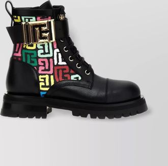Balmain leather charlie ankle boots