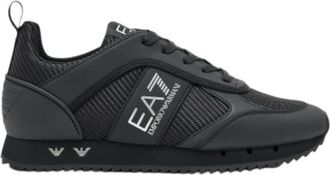 Emporio Armani Sneaker - Heren - Sneakers - Zwart - 44 EU - Nylon - Schoenen