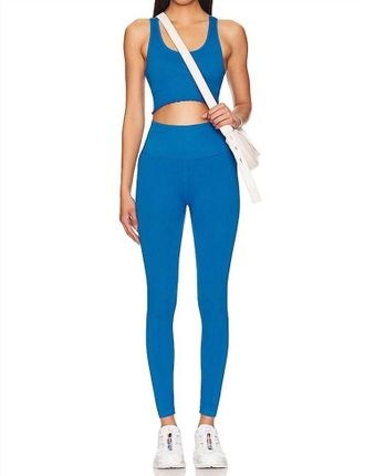Spiritual Gangster Love Sculpt 7/8 Legging In Lagoon