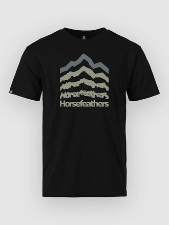Horsefeathers Landform Camiseta negro