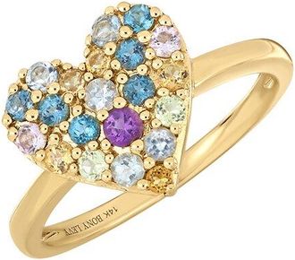 Bony Levy 14K 1.30 Ct. Tw. 19 Mix Ring