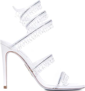 Rene Caovilla Leren sandalen - Wit