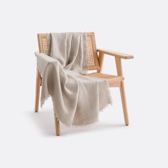 La Redoute Interieurs Plaid in gewassen linnen, Linange