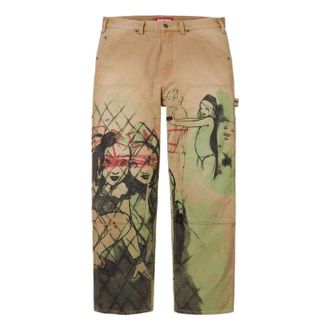 SUPREME FW26 x Rita Ackermann Double Knee Painter Pant Tan FW26P69-TAN