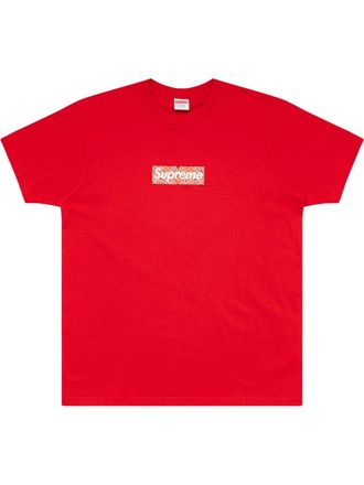 T shirt supreme noir et rouge online