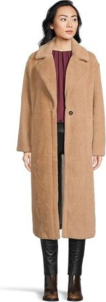 Sanctuary Live In Fur Coat Womens Vest Warm Camel : LG (US 10-12), Rayon