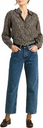 Trovata Kinsley Blouse In Nightshadow Ditsy