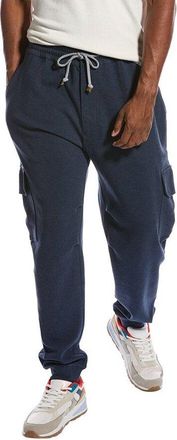 Brunello Cucinelli MenS Navy Cargo Sweatpants, Size M