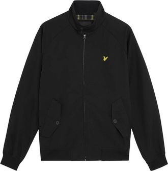 Lyle & Scott Cotton Harrington Jacket - Heren - Zomerjassen - Zwart - L - Katoen - Jassen