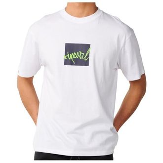 Rip Curl Rip Script Icon Tee T-Shirt f&uuml;r Herren | wei&szlig;