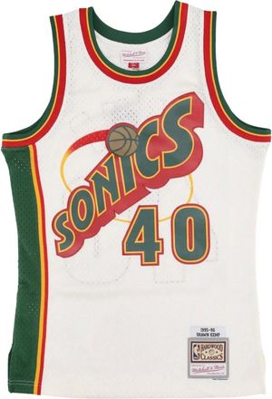 Mitchell & Ness Canotta Swingman Jersey Supersonics 1995 - Bianco