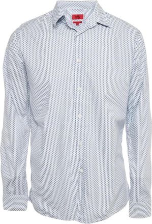 HUGO BOSS Overhemd met print - Wit