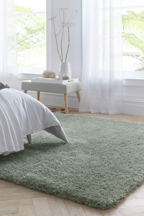 Origin Store Chicago Sage Green in Pale Green | Size: 200 cm x 290 cm