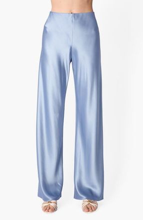 Cami NYC Bristol Satin Pants in Mist at Nordstrom, Size Xx-Small