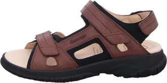 Ganter Leren Sandalette met Klittenbandsluitingen - Heren - Schoenen - Bruin - Maat: 44 EU Leer
