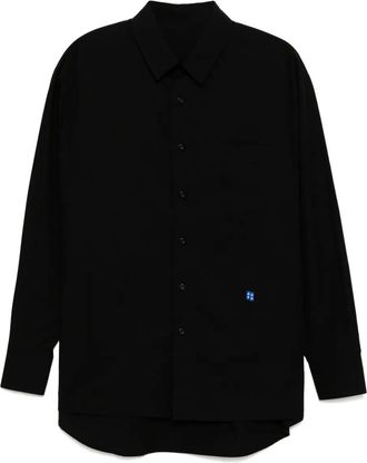 Ader Error Trs tag shirt - men - Cotton - L - Black