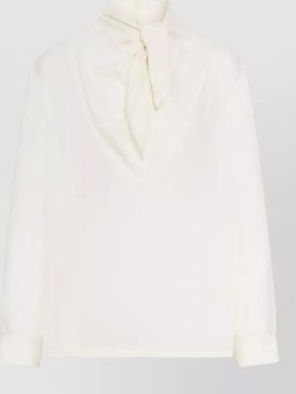 Max Mara silk classic shirt
