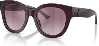 Jimmy Choo London Zonnebril - Dames - Zonnebrillen - Paars - 51 MM - Accessoires