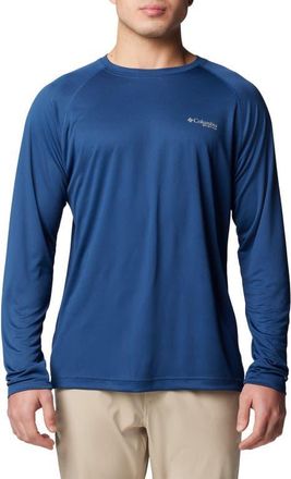 Columbia PFG Solar Stream Long Sleeve Performance T-Shirt in Carbon at Nordstrom, Size Xx-Large
