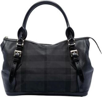 Burberry Pre-owned Handbags, female, Black, Size: ONE SIZE Pre-owned The Ellers Handbag