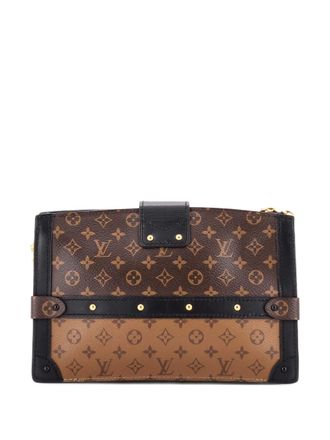 Louis Vuitton Trunk Reverse Monogram Canvas clutch bag - Bruin