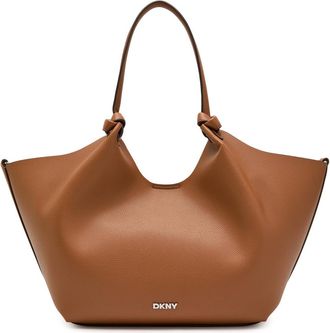 DKNY Paula Medium Grained Leather Tote bag - Brown - One Size