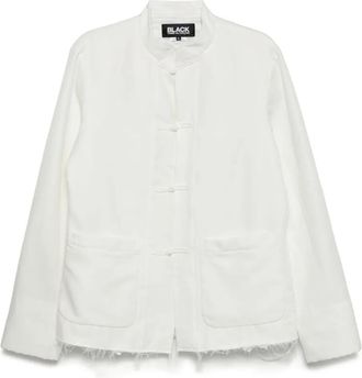 Comme Des Garçons Giacca con colletto rialzato - Bianco
