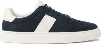 Kazar Marineblauwe en witte su&egrave;de sneakers - Heren - Sneakers - Blauw - 43 EU - Su&egrave;de - Schoenen