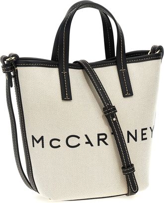 Stella McCartney Canvas Shoulder Bag - Cream